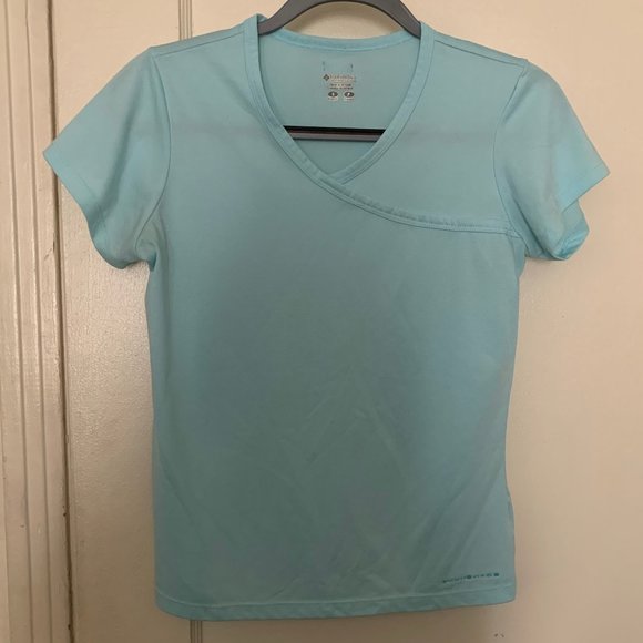 Columbia Omni-Shade Top Mint Green Size S ~ EUC - Picture 1 of 7